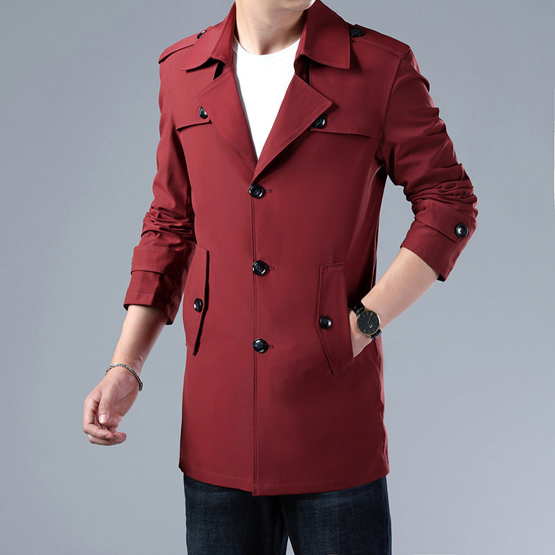 Trench-Coat Court Élégant