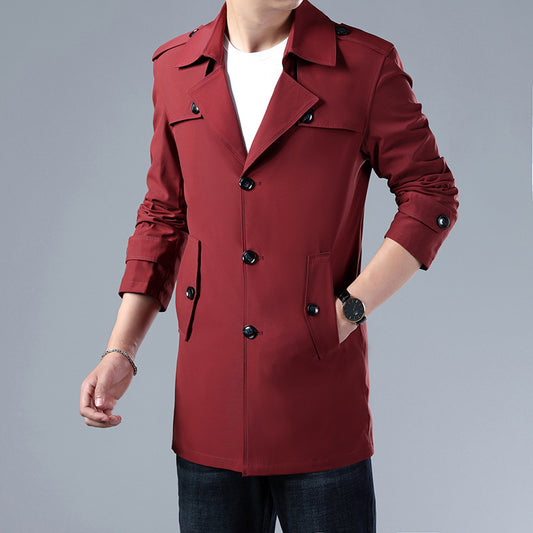 Trench-Coat Court Élégant