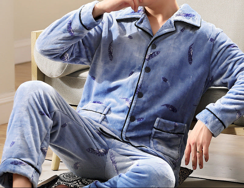 Ensemble Pyjama Homme Polaire - Chaud & Confort
