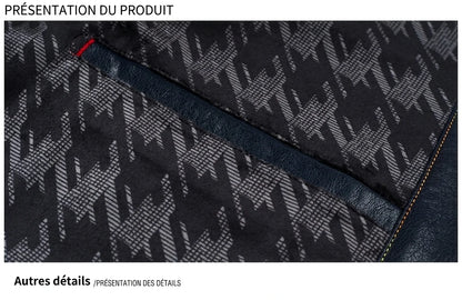 Veste en Cuir PU Style Business