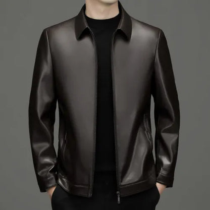Veste en Cuir PU Style Business