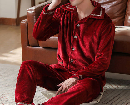 Ensemble Pyjama Homme Polaire - Chaud & Confort