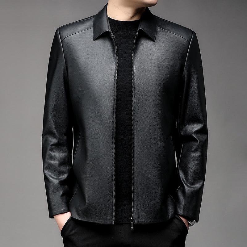 Veste en Cuir PU Style Business
