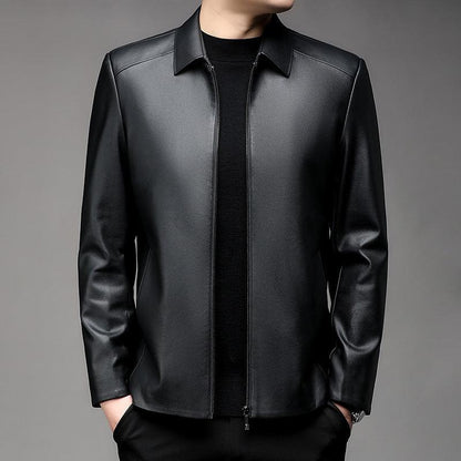 Veste en Cuir PU Style Business